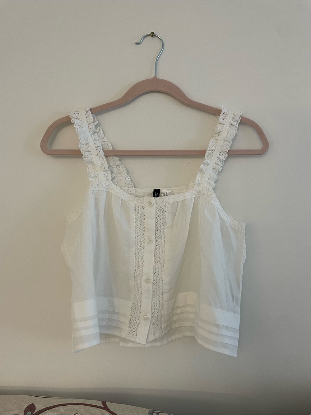 H&M Button Front Tank Top